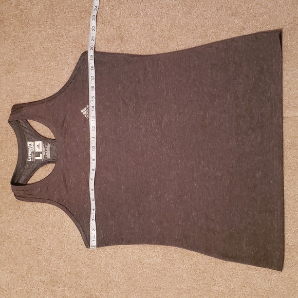Adidas Women's Gray Ultimate Tank - Picture 7 of 10